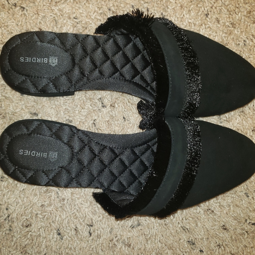 Birdies The Ani slide, black size 8 EUC
